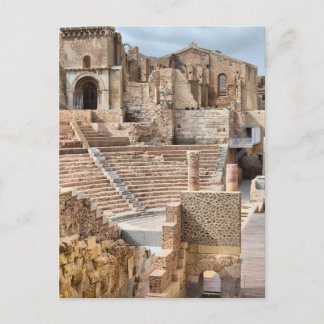 Roman Theatre Cartagena Spain Postcard
