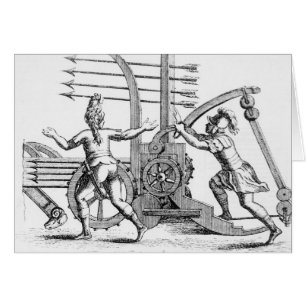 Roman war machine for firing spears
