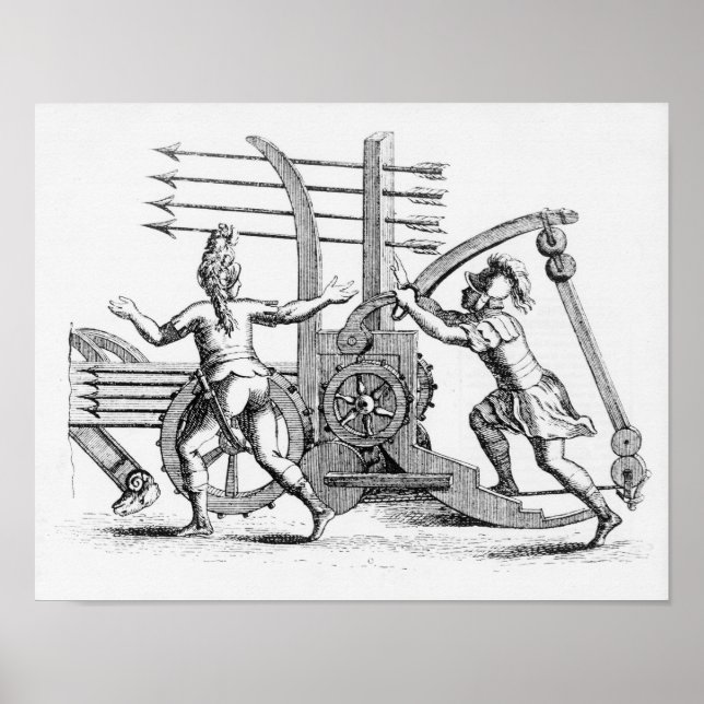 Roman war machine for firing spears poster (Front)