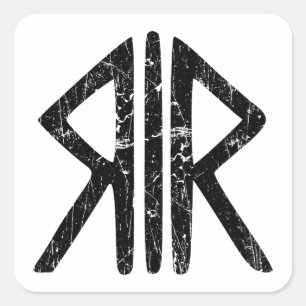 Roman Way Gods religion symbol ancient antiquity h Square Sticker