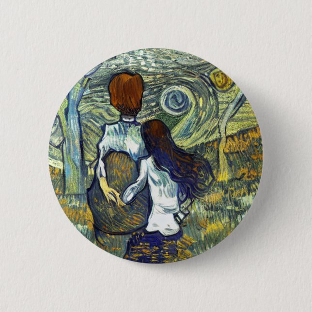 ROMANCE 6 CM ROUND BADGE (Front)