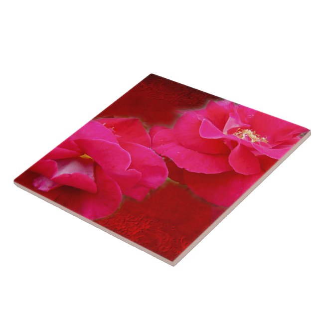 Romance and Red Roses Tile (Side)