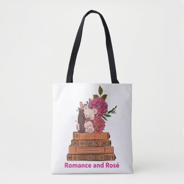 Romance and Rose Tote Bag (Front)