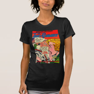 Romance Art - Vintage Romantic Comic Art T-Shirt
