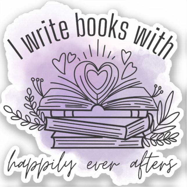 Romance Author Sticker (Front)