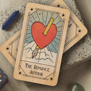 Romance Author Tarot Card Illustration
