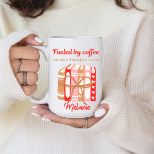 Romance Book Loving Mug with Cute Phrase