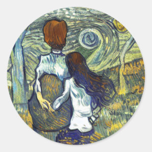 ROMANCE CLASSIC ROUND STICKER