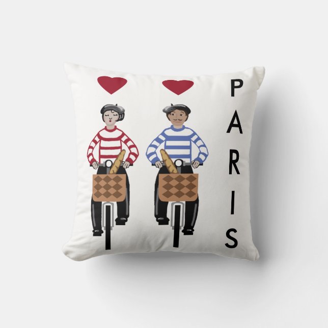 Romance in Paris Cushion (Front)