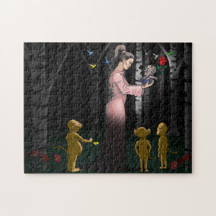 Romance in the Forest Jigsaw Puzzle