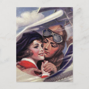 Romance in the Sky Postcard