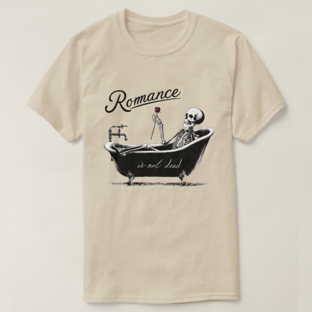 Romance Is Not Dead T-Shirt (Design Front)