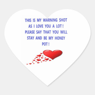 ROMANCE LOVE BEAUTY AND ALL THAT JAZZ HEART STICKER