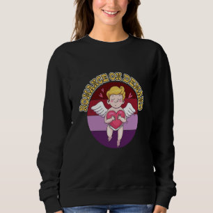 Romance on demand makes people fall in love cupid' sweatshirt