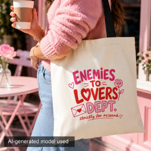 Romance Reader Enemies To Lovers Tote Bag