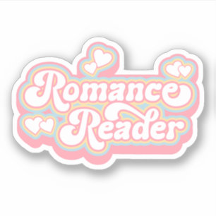 Romance Reader Pastel Retro Book Lover Quote