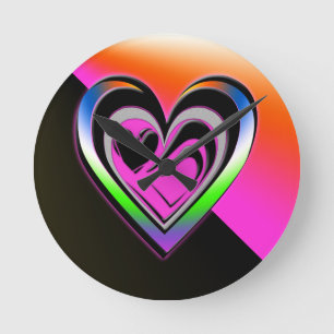 Romance Round Clock