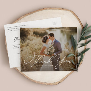 Romance Thank You Postcard