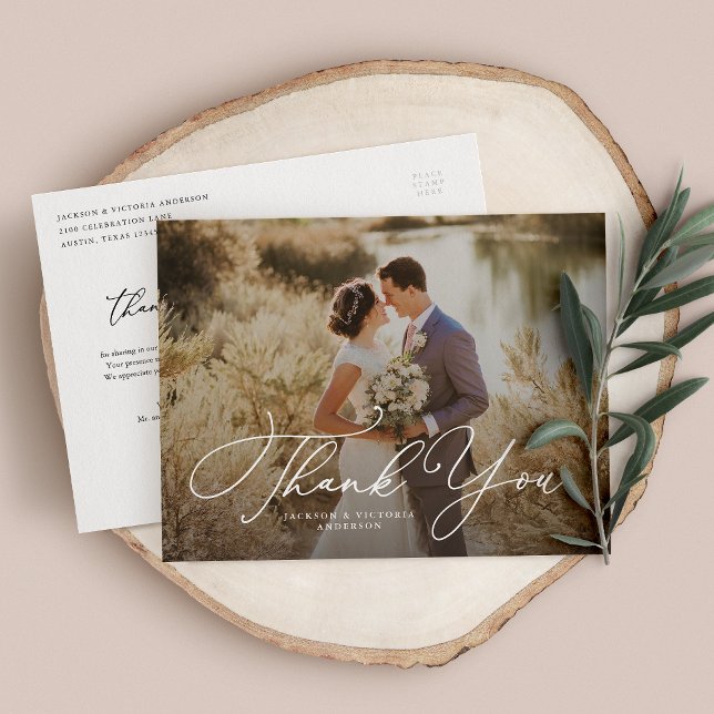 Romance Thank You Postcard (Creator Uploaded)