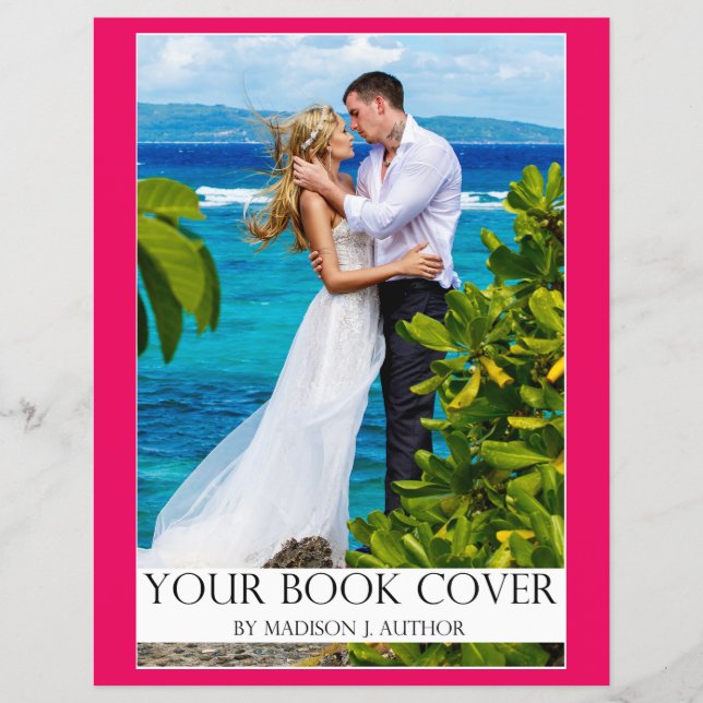 Romance Writer Book Cover | Author Photo Back Pk Flyer (Front)