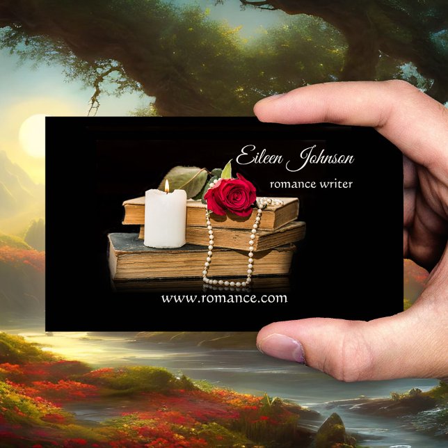 Romance Writer or Author Business Card (Creator Uploaded)