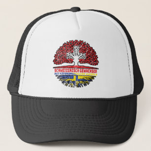 Romanen Rätoromanisch Graubündisch Graubünden Baum Trucker Hat
