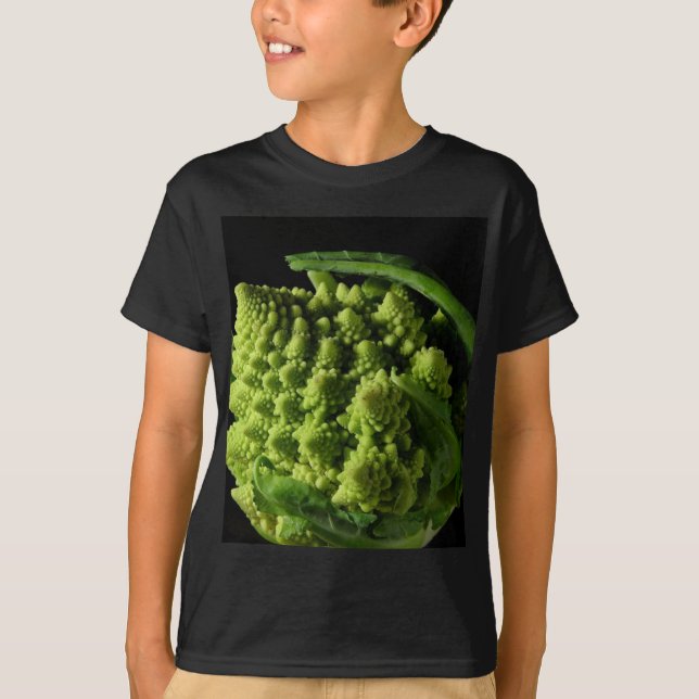 Romanesco Broccoli Fractals T-Shirt (Front)