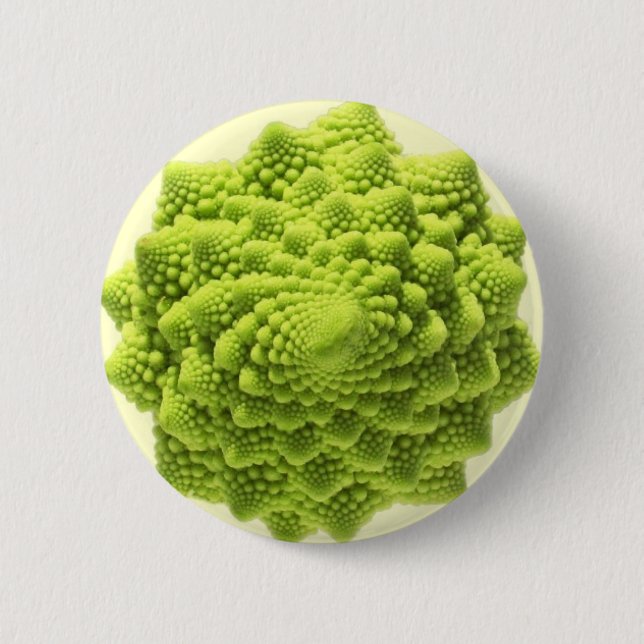 romanesco-phi 6 cm round badge (Front)