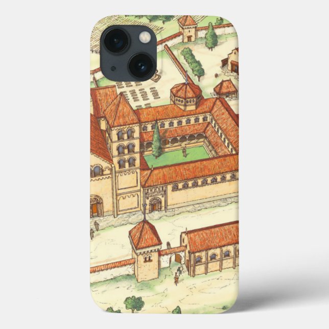 Romanesque Abbey. Model Case-Mate iPhone Case (Back)