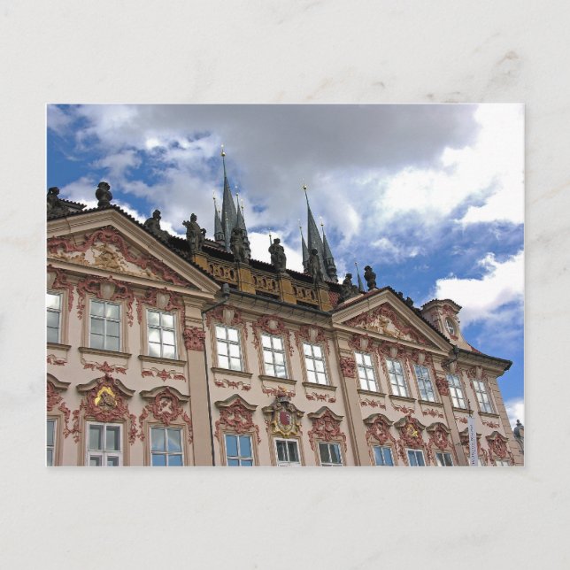 Romanesque Building(4), Old Town, Prague Postcard (Front)