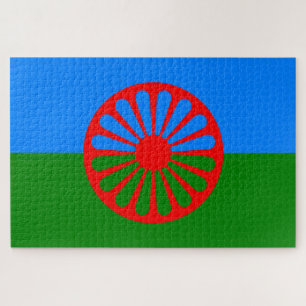 Romani Flag Jigsaw Puzzle