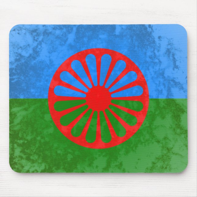 Romani flag mouse pad (Front)