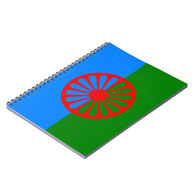Romani Flag Notebook (Left Side)