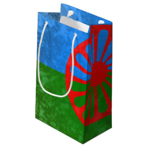Romani flag small gift bag