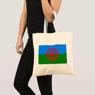 Romani Flag Tote Bag