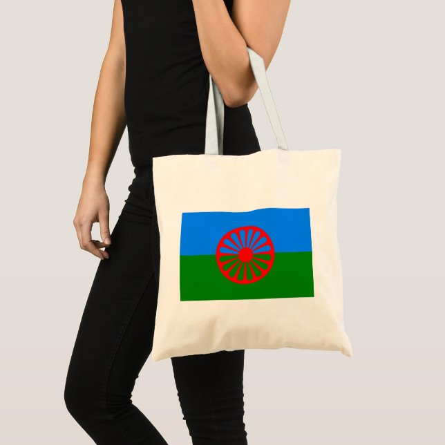 Romani Flag Tote Bag (Front (Product))
