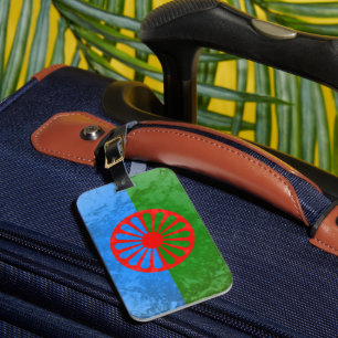 Romani people luggage tag