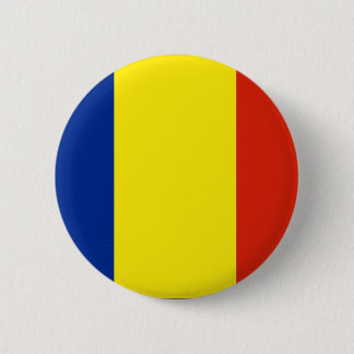 Romania 6 Cm Round Badge