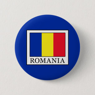 Romania 6 Cm Round Badge