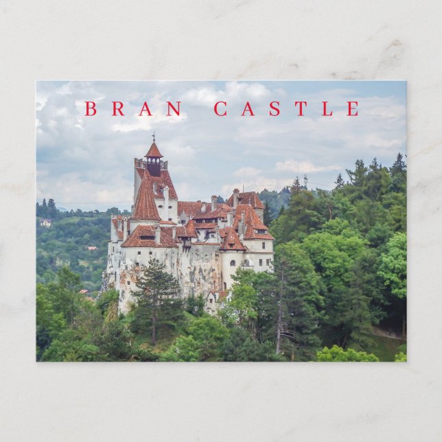 Romania Bran Castle view postcard (Front)