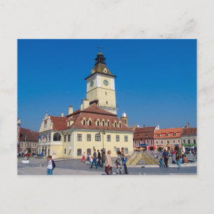 Romania, Brasov, Main city Square Postcard