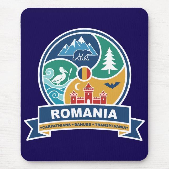 Romania Carpathians Danube Transylvania Mouse Pad (Front)