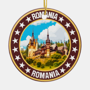 Romania                                            ceramic tree decoration