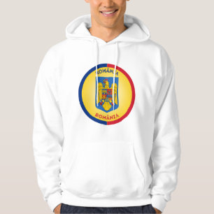 Romania Coat of Arms Circle Shape Hoodie