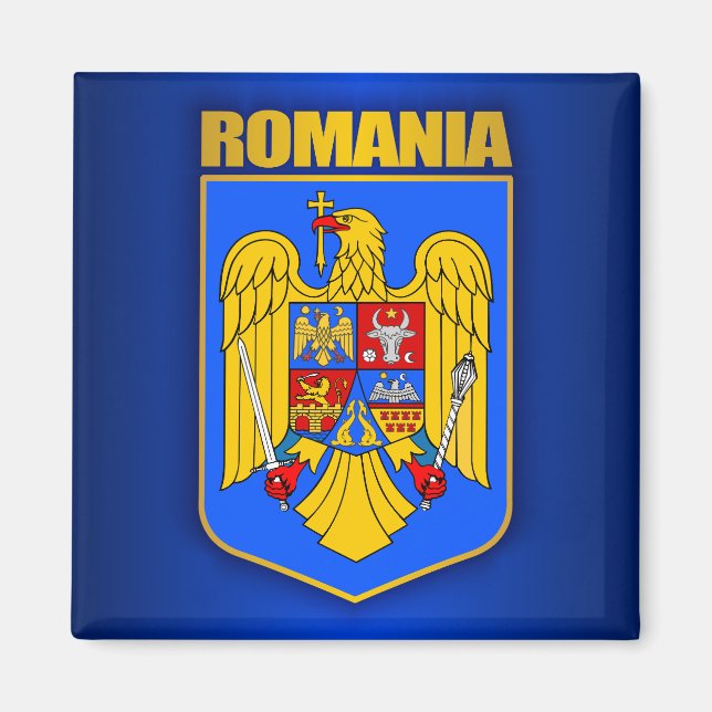 Romania Coat of Arms Magnet (Front)