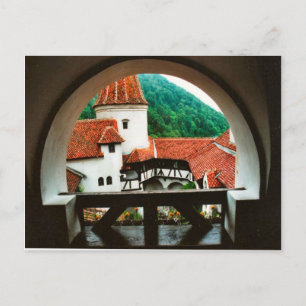 Romania, Dracula's castle, Bran, Transylvannia, Postcard