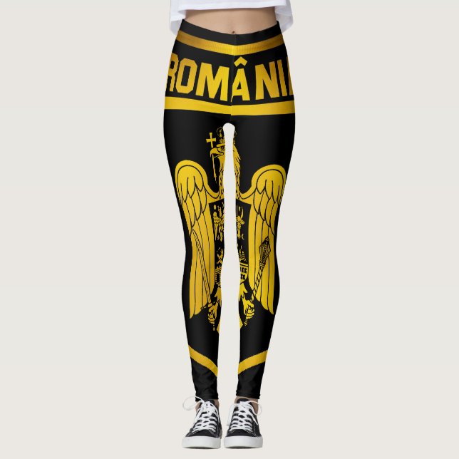 Romania  Emblem Leggings (Front)