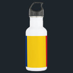 Romania Flag 532 Ml Water Bottle<br><div class="desc">Patriotic flag of Romania.</div>