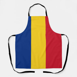 Romania flag apron