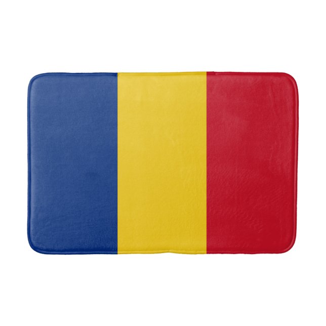 Romania Flag Bath Mat (Front)